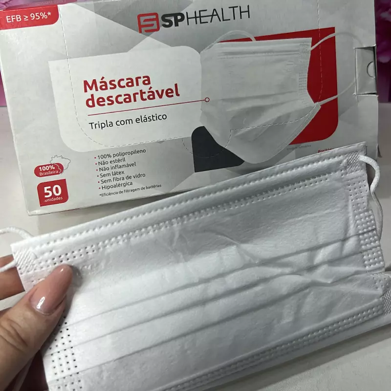 Mascara Descartável Branca C/5 Und.