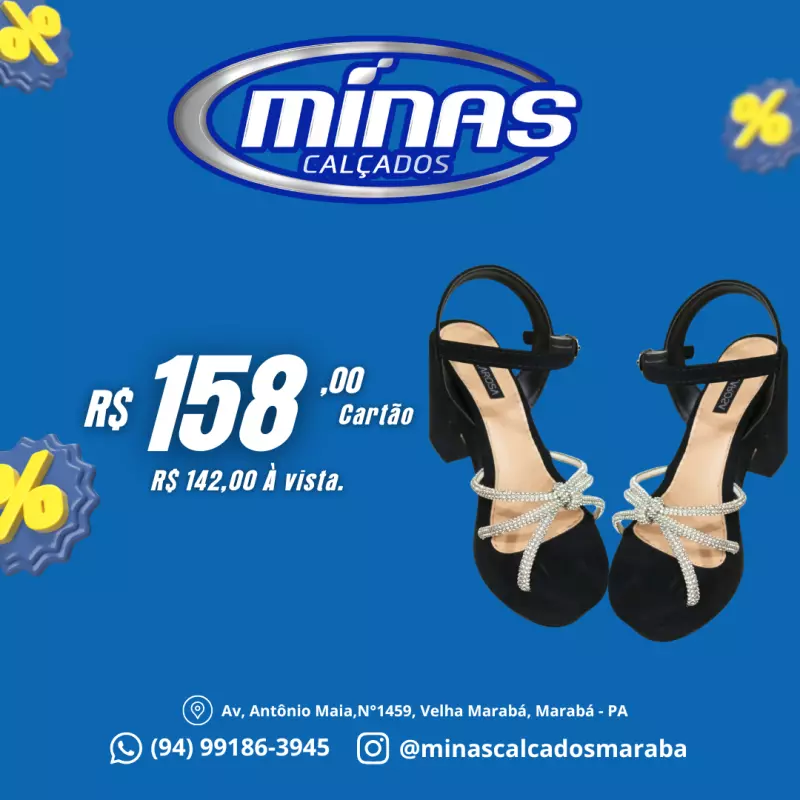 Sandália Preta RF:400440