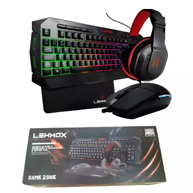 KIT GAMER LEHMOX 4 EM 1 GT-C1
