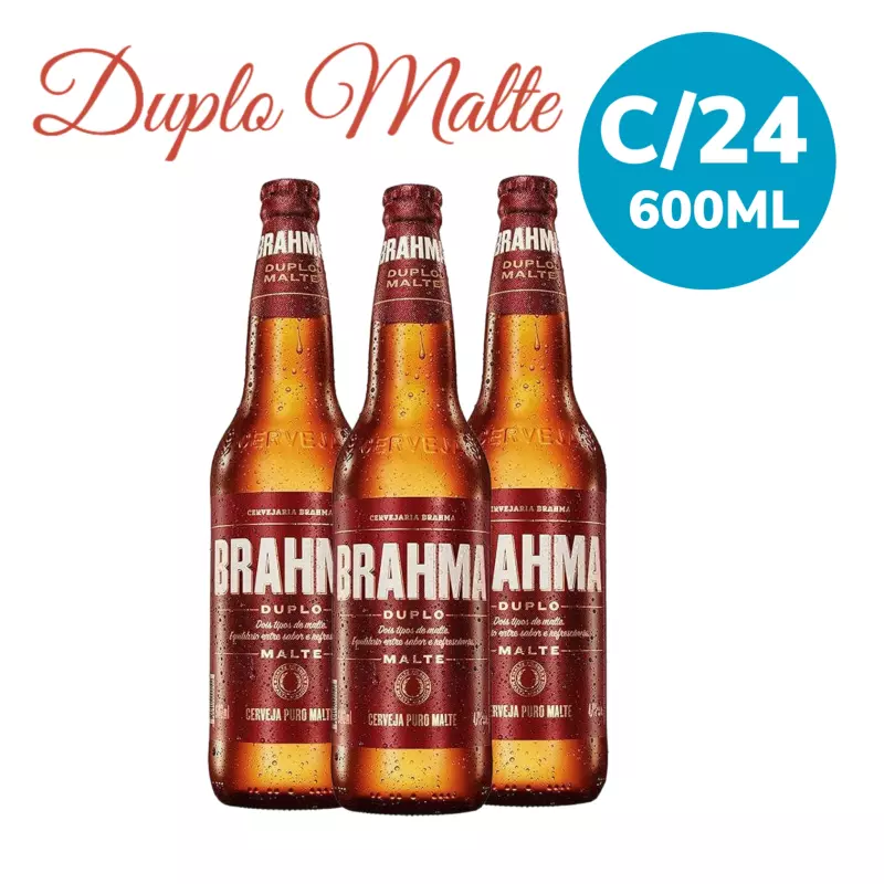 Caixa C/24 Brahma Duplo Malte 600ml
