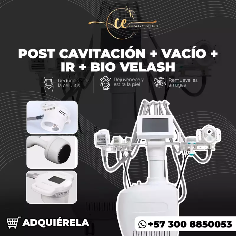 Cavitación + vacío + IR + BIO velash