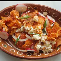 Chilaquiles rojos sencillos