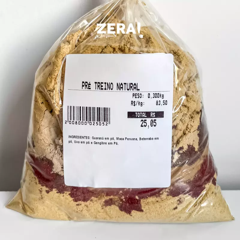PRÉ TREINO NATURAL