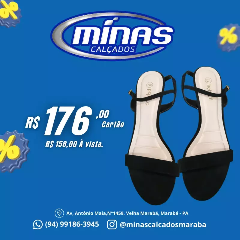 Sandália Preta RF:T7119