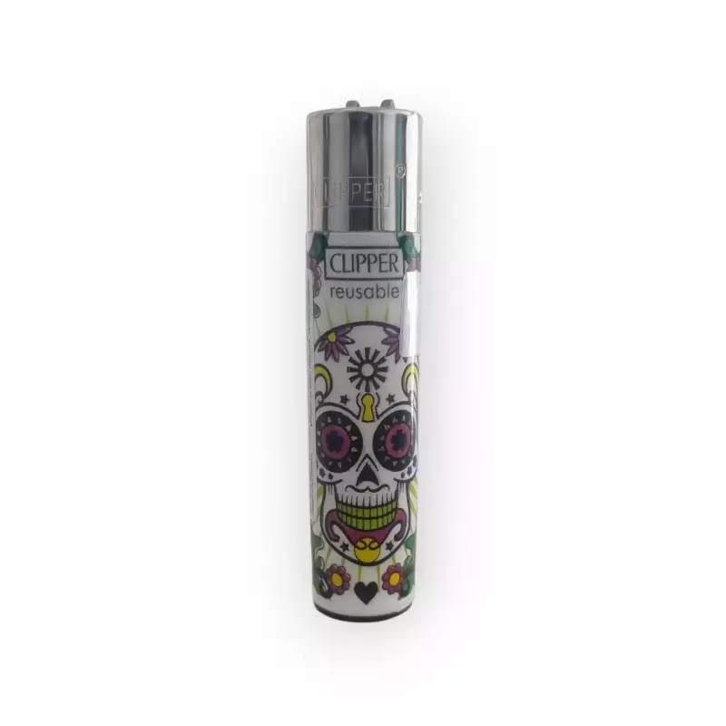 Isqueiro Clipper Caveira Chave