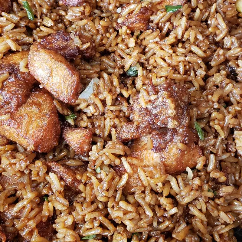ARROZ FRITO CON POLLO