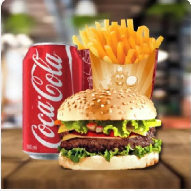 COMBO HAMBURG DUPLO C/FRITAS + REFRI