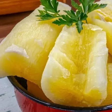 Porção de mandioca