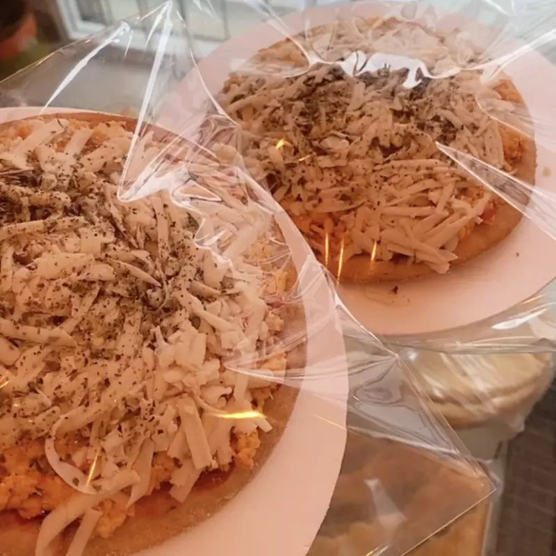 Pizza broto de frango congelada