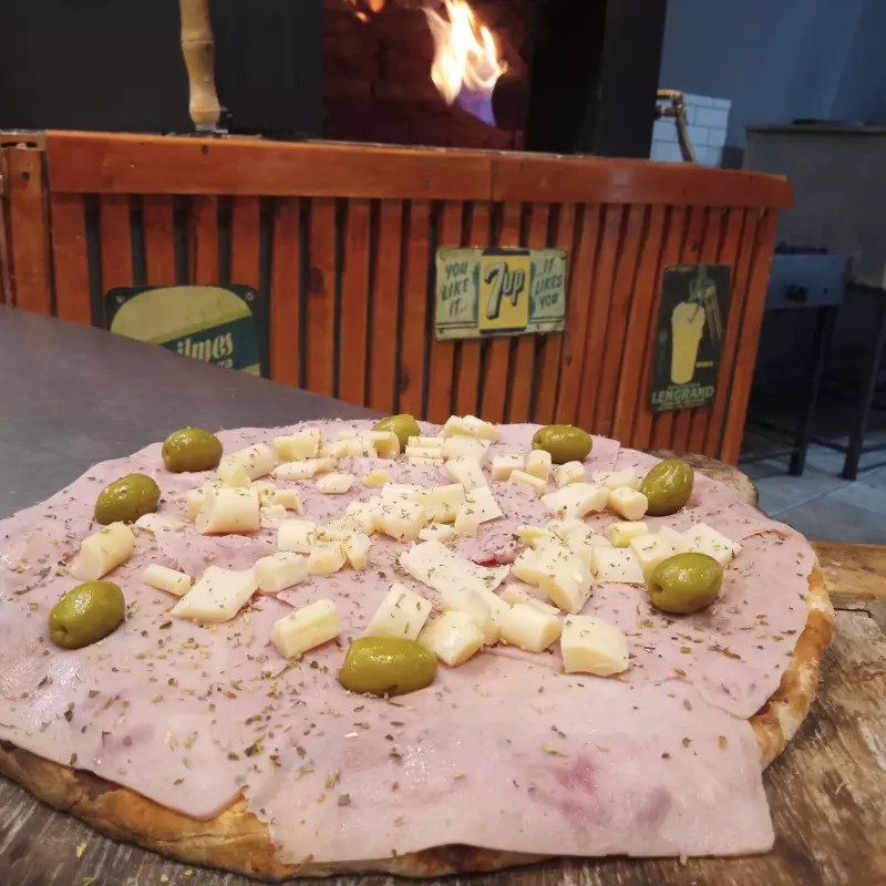 Jamon y Palmitos al Horno de Barro