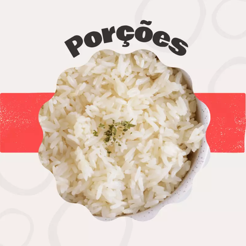 Porção de arroz