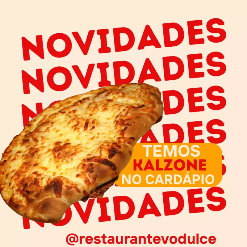 Combo Kalzone doce e salgado