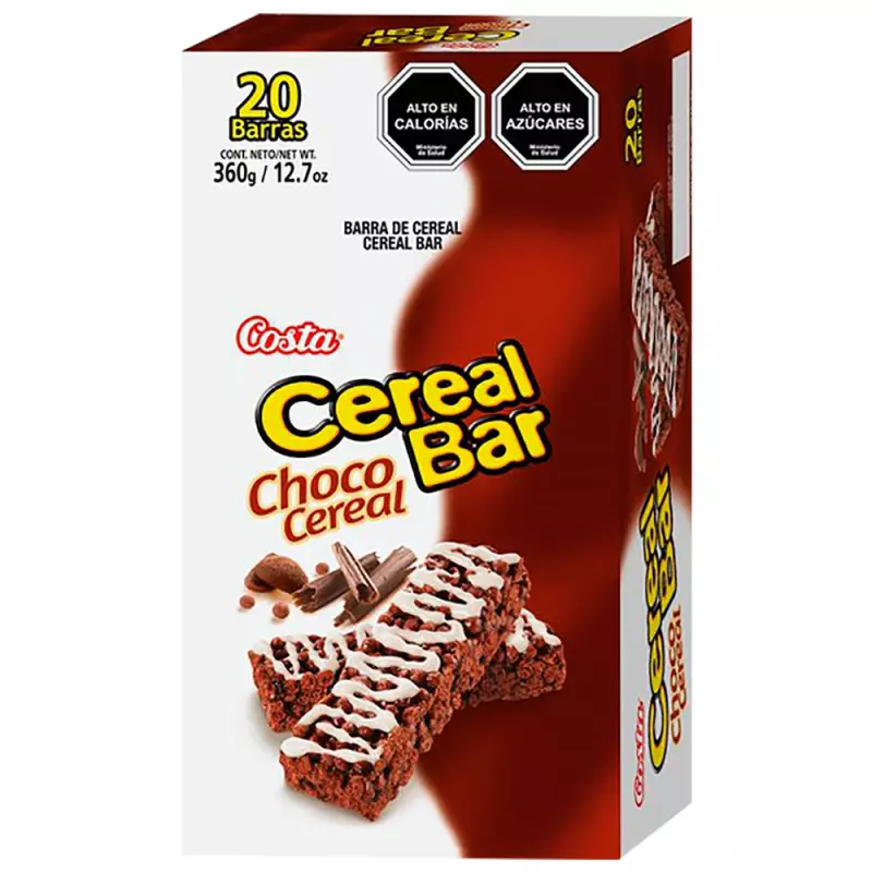 Cereal bar chocolate 20 unidades