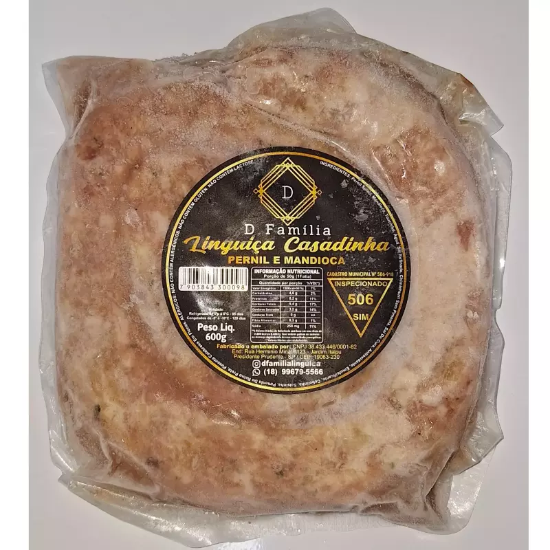 Linguiça Casadinha 600g
