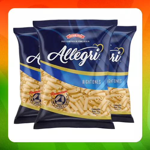 Bulto Allegri Pasta Rigatones 1kg