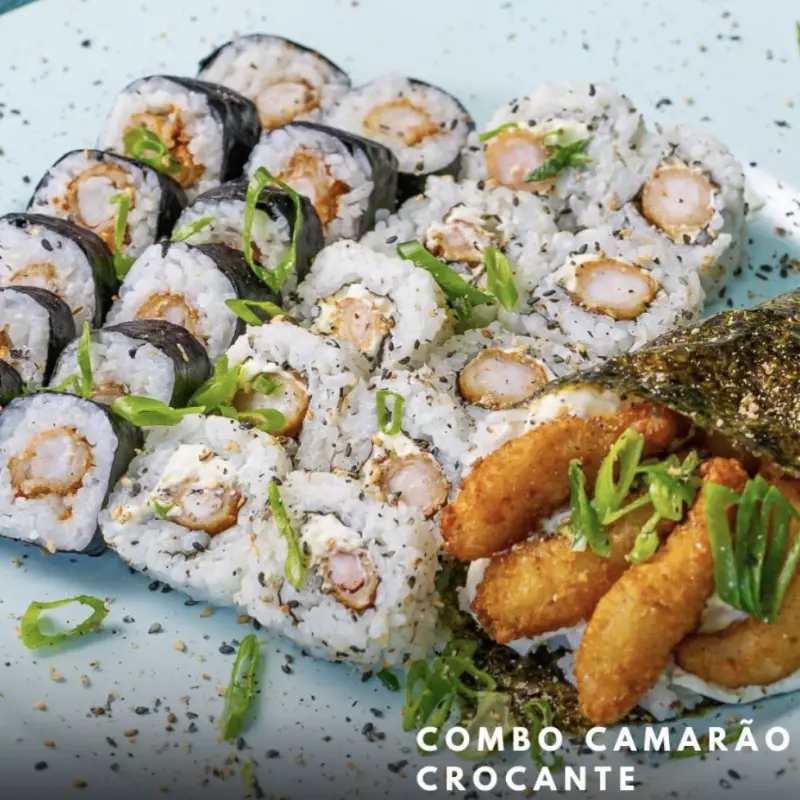 Camarão crocante