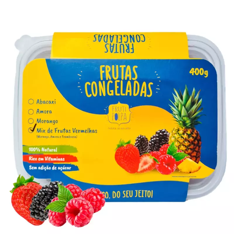 Mix Frutas Vermelhas (Frut) Pot 400g