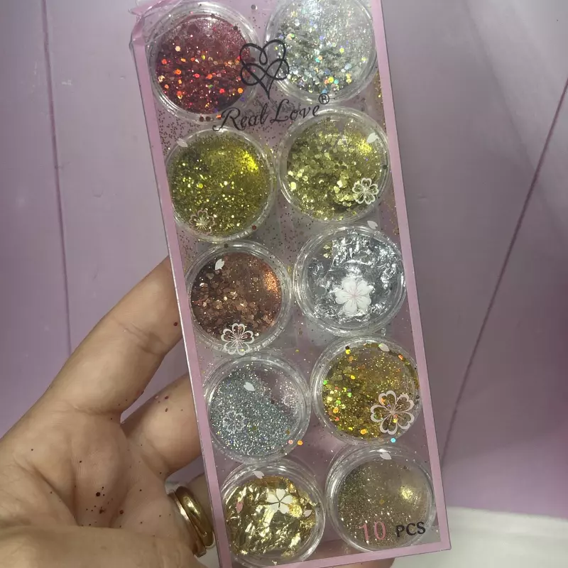 Caixinha C/10 Glitter 0033 Real Love