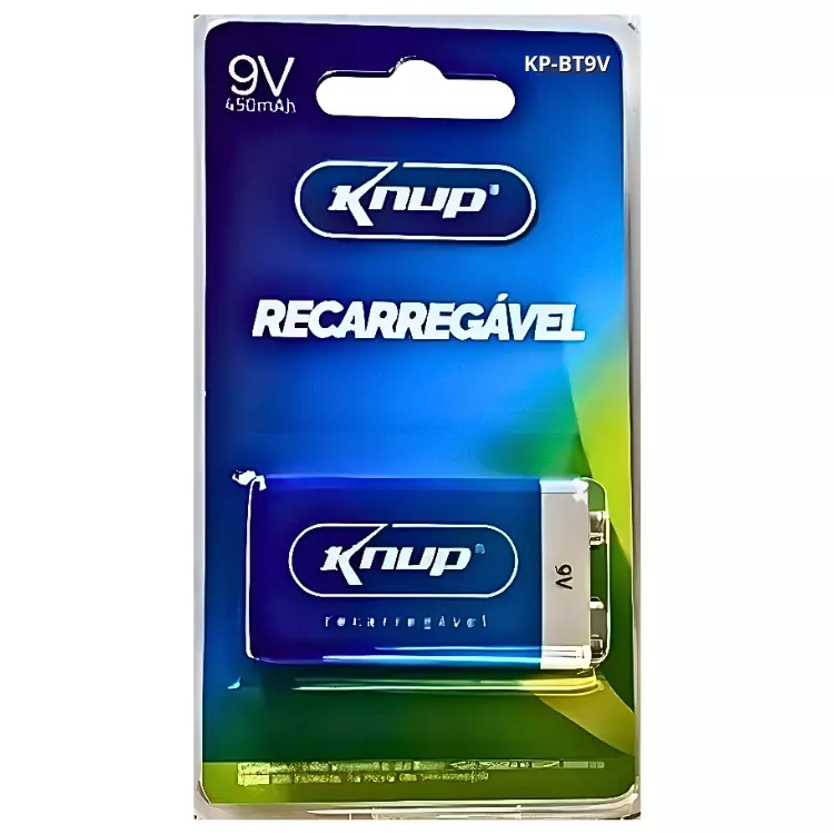BATERIA RECARREGAVEL 9V KP-BT9V