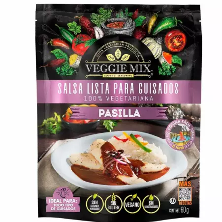 Chile Pasilla Vegano em pó 60gr