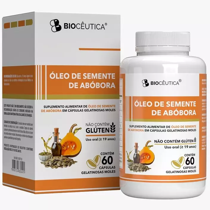 Cápsulas Óleo Semente de Abóbora