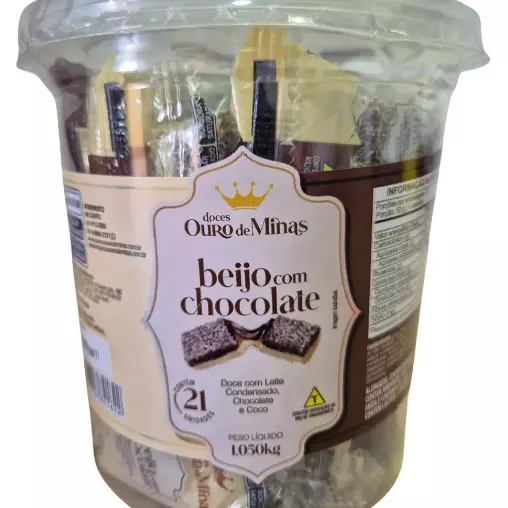 Doce Beijo Com Chocolate Cremoso 50g