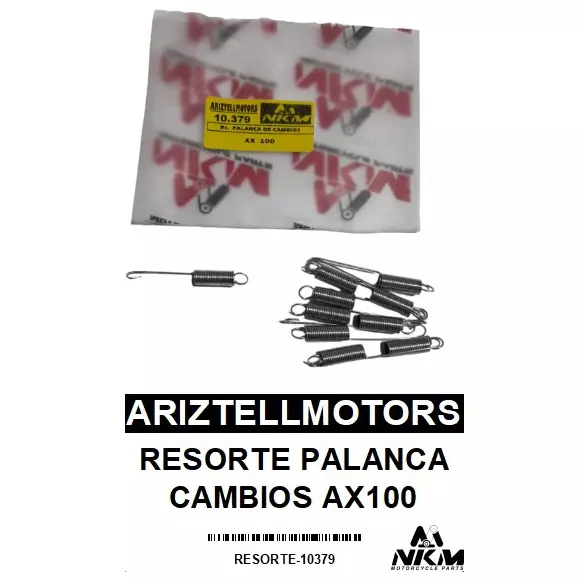 RESORTE PALANCA CAMBIO AX100