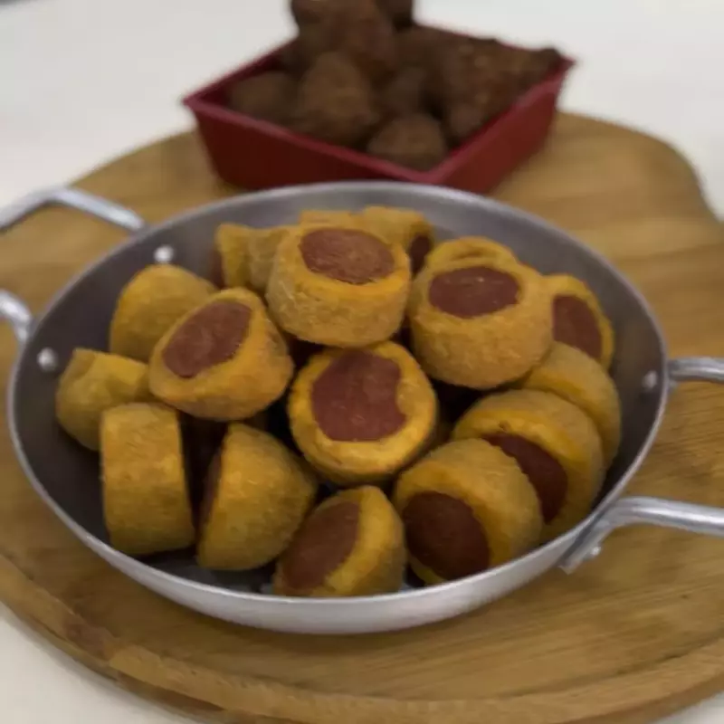 100 Enroladinhos de Salsicha 23g