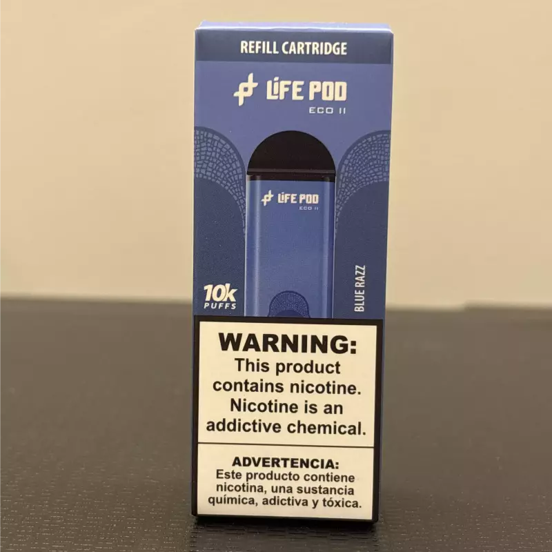 REFIL LIFE POD ECO 2 10K BLUE RAZZ