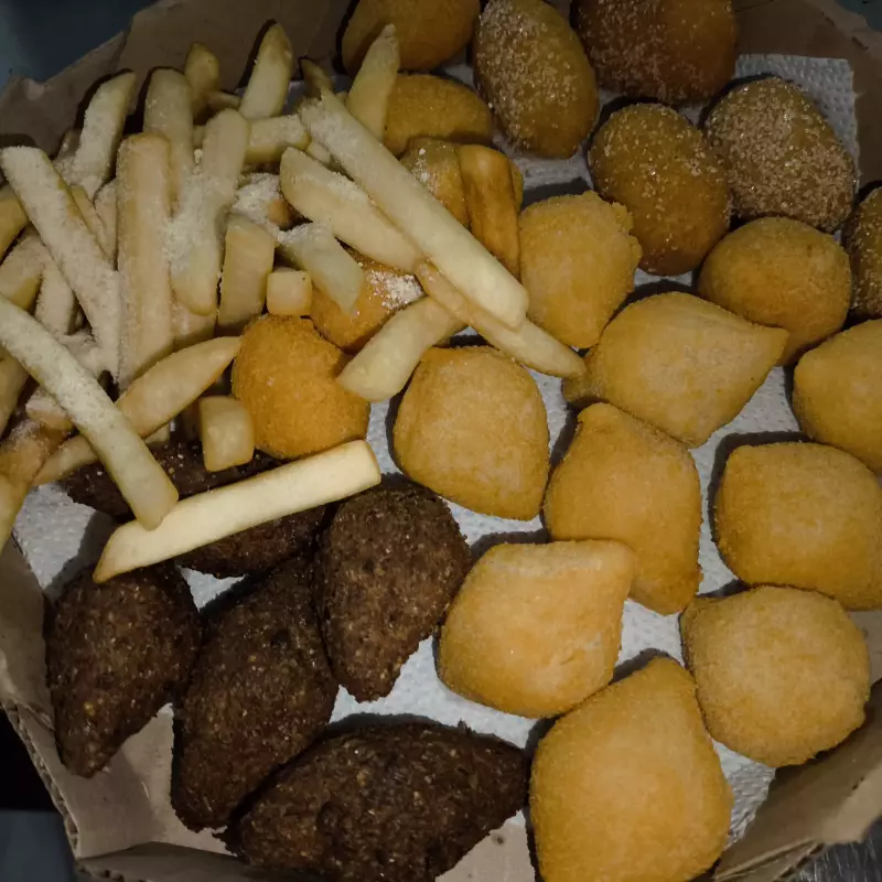 Kit com batata e refri