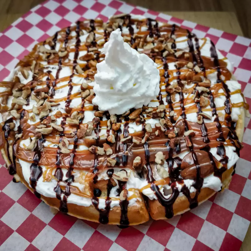Waffle Cheesecake Tortuga