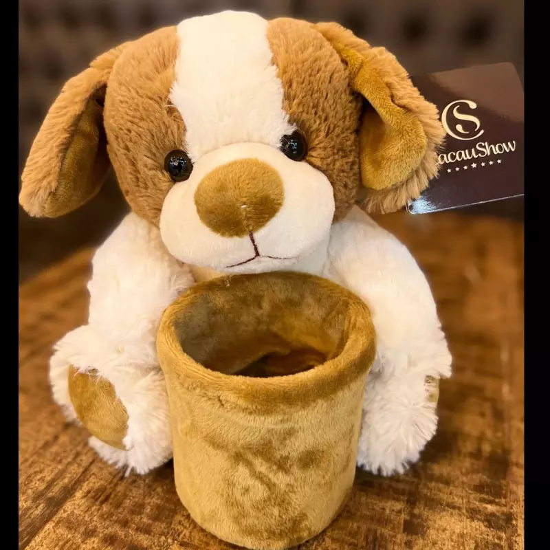 Pelúcia Cachorro c/ Pote