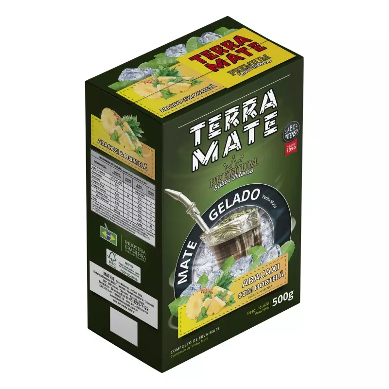 Terra Mate - ABACAXI E HORTELÃ -500g