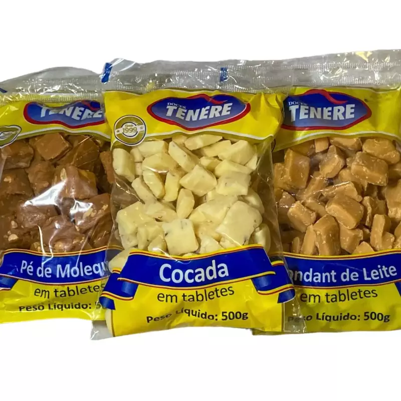 Pé de moleque em pedaços (Tenére)