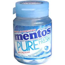 CHICLETE MENTOS PURE FRESH 8G
