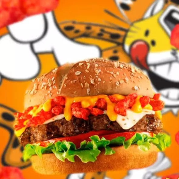 🔥🍔 Hamburguesa Flamin’ Hot