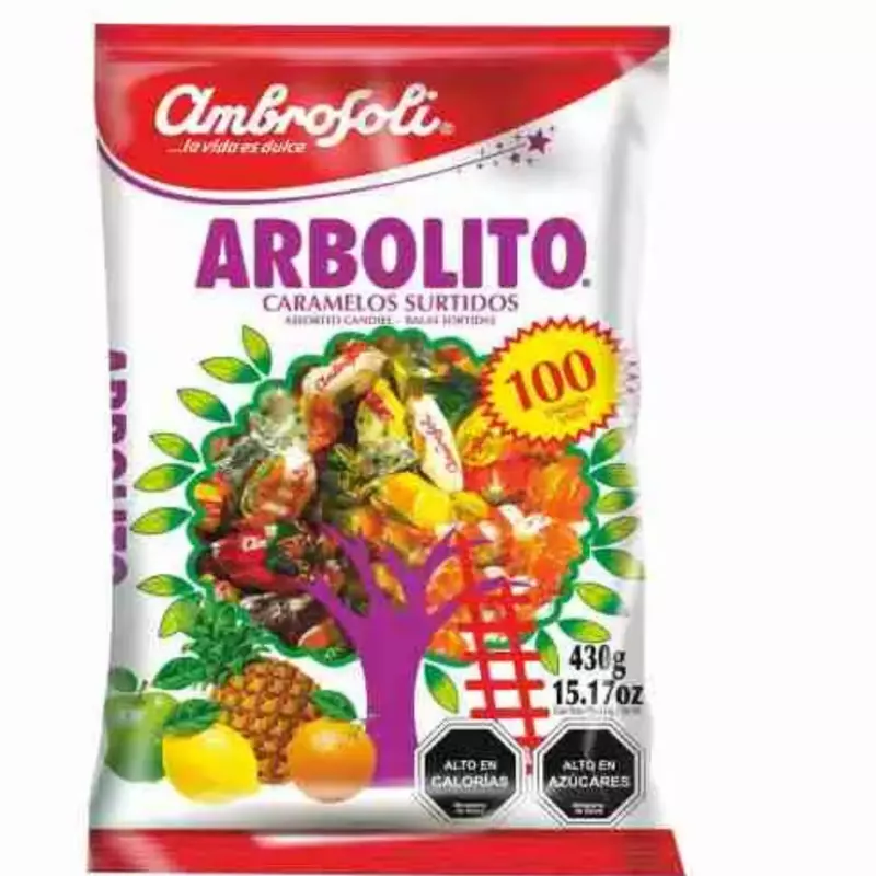 Bolsa caramelos surtidos 100u