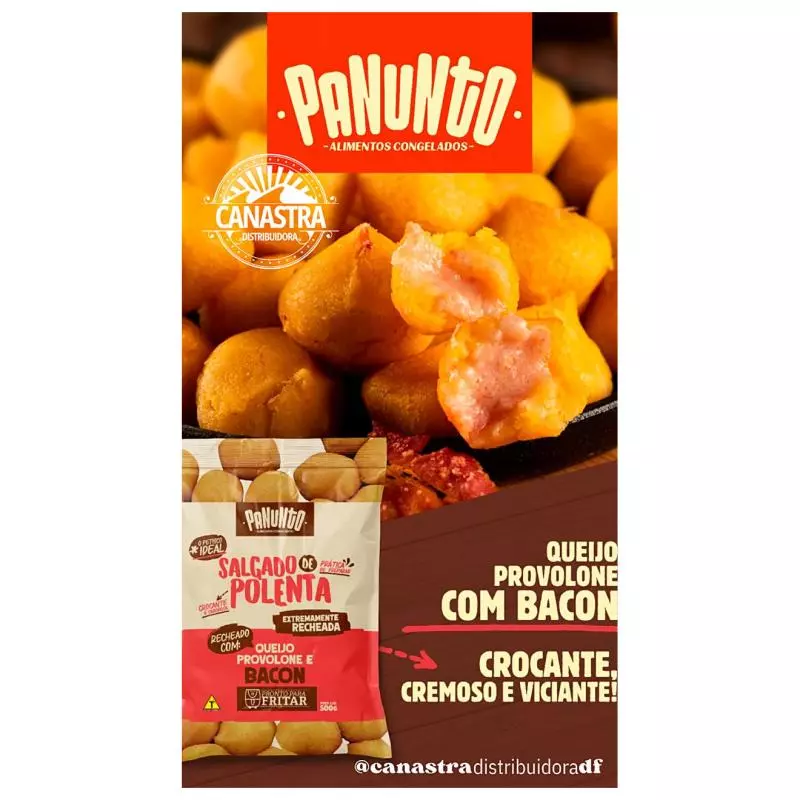 Salgado Polenta Bacon c/ Provolone