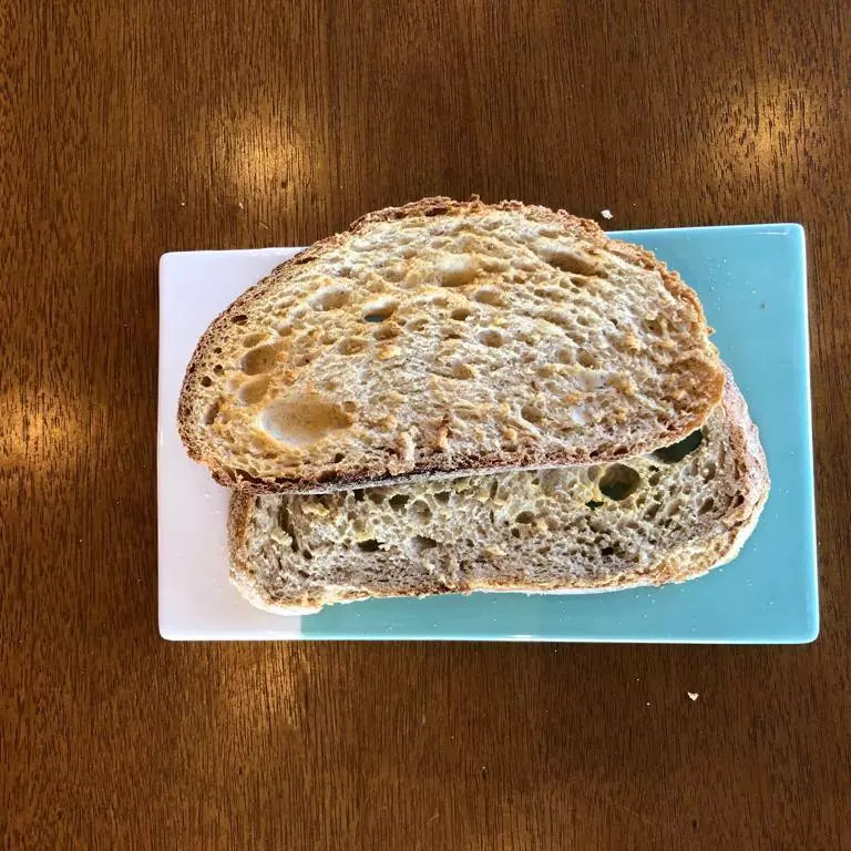 Tostadas de Pan de Campo