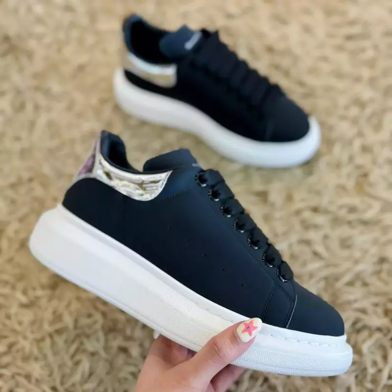 TENIS ALEXANDER MCQUEEN BLACK&SILVER