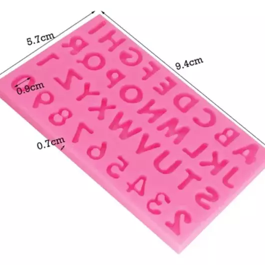 SILIC. LETRAS Y NUMEROS PQÑS