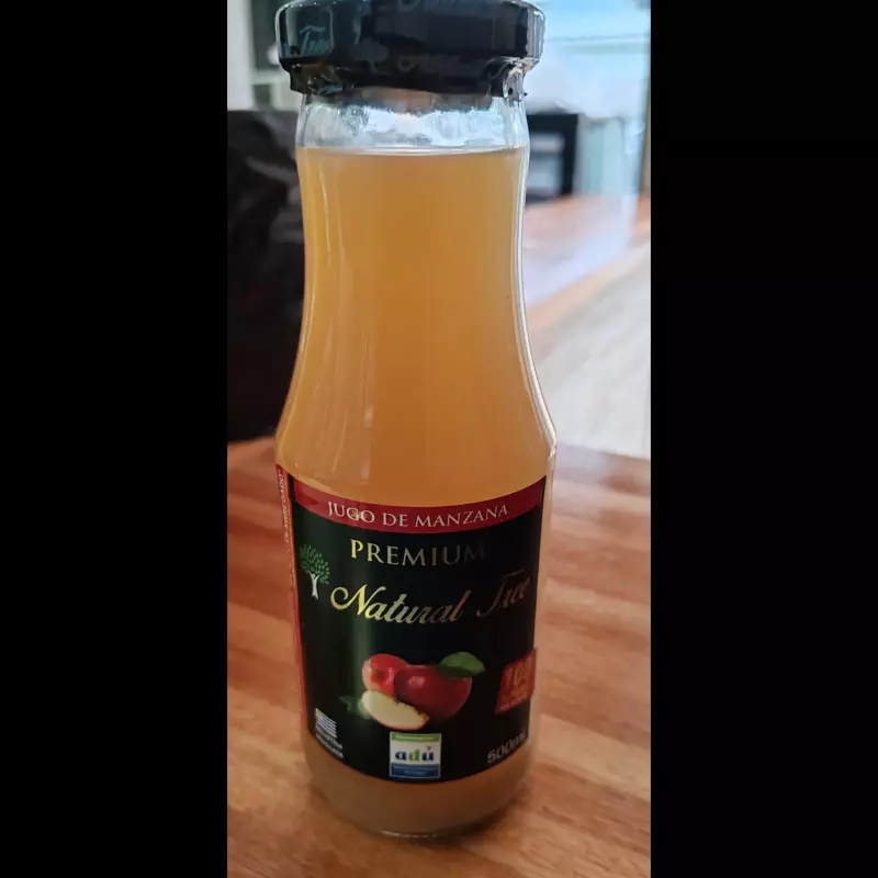 Jugo natural de manzana