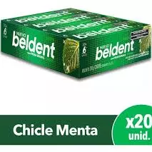 CHICLETS BELDENT VERDE X 20