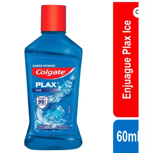 ENJUAGUE COLGATE PLAX ICE 60 ML