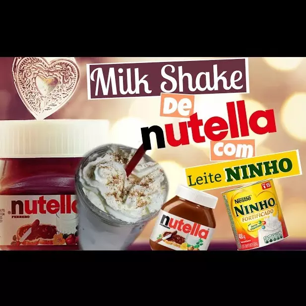 Milk Shake de Ninho com Nutela