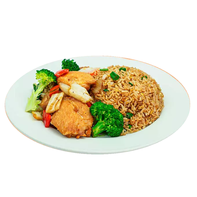 M22-Pollo en trozos c/. v + chaufa