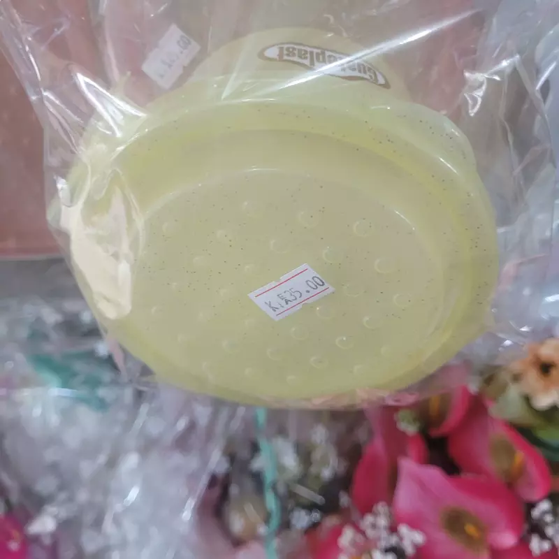 Bandeja plástica redonda