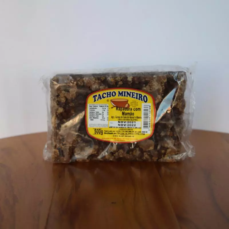 Rapadura c/ Mamão 500gr