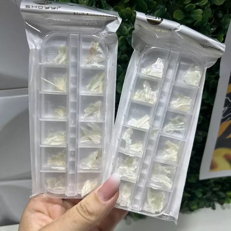 Caixa Madrepérola Branca