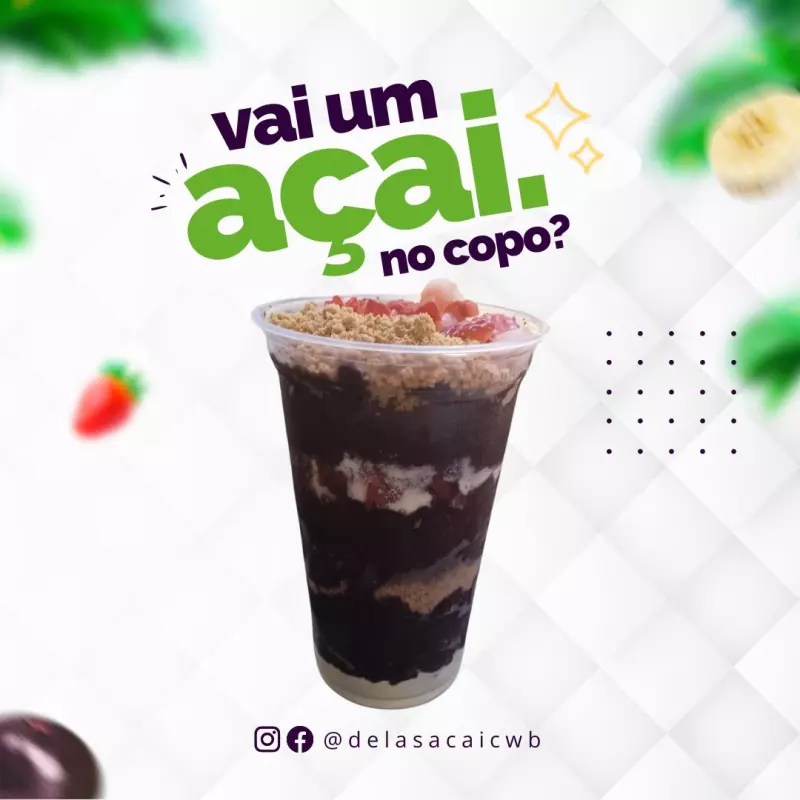 Monte seu açaí de 770 ml